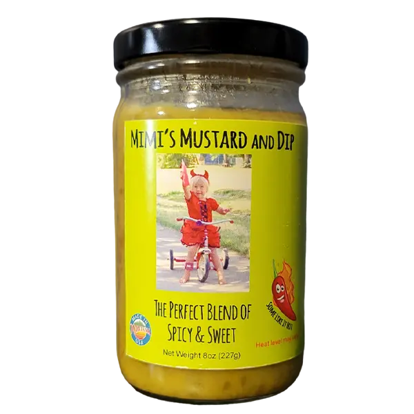 Mimis Mustard And Dip 8 Oz Jar Some Like It Hot